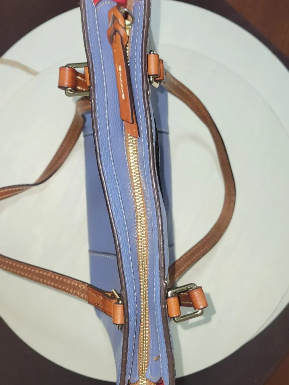 Dooney & Bourke  Small Lexington Shopper - Blue (Jeans)  [HL Item #HL10]